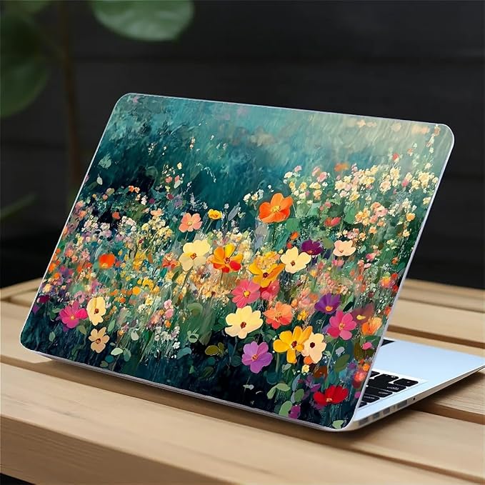 COTAIL Compatible with MacBook Air 13.3 13.6 Inch Case 2022 2021 2020 2019 Plastic Hard Shell Case Cover,13.6 Air (A2681) M2 2022, Spring Flowers