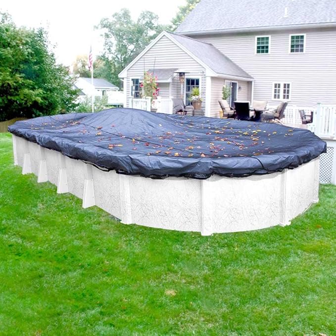 Doheny’s Professional Grade Leaf Nets for Above Ground Pools – 30' Round – Makes Clean-Ups Fast – Lightweight, Versatile & Durable – Keeps Leaves Out