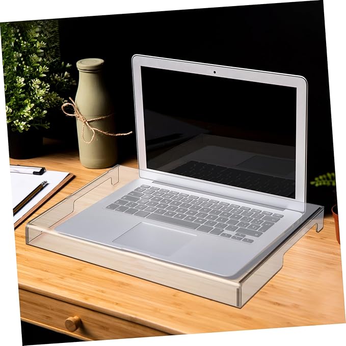 DOITOOL Clear Acrylic Keyboard Cover Protector Anti-Cat, 15.6 in Laptop Keyboard Dust Cover Computer Transparent Mechanical Laptop Protector Case, 15.7x10.4x1.6in