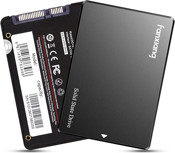 fanxiang S101 1TB SSD SATA SSD 1TB Internal Solid State Drive SATA III 6Gb/s 2.5" SSD, UP to 520MB/s, 3D NAND TLC, Upgrade Laptop PC and Desktops