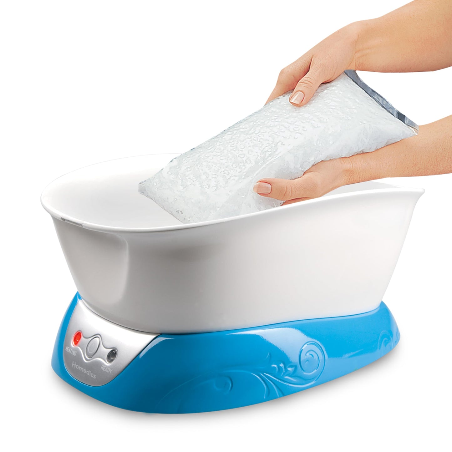 Homedics Paraffin Wax Refill for Paraffin Bath, 2 lb Unscented & Fragrance-Free Wax for Hands & Feet, Moisturizing Spa Treatment, No Dyes