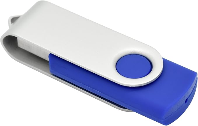 KALSAN 20 Pack 8GB USB Flah Drives Pack USB 2.0 8GB Flash Drive 20 Pack USB Memory Stick-Blue