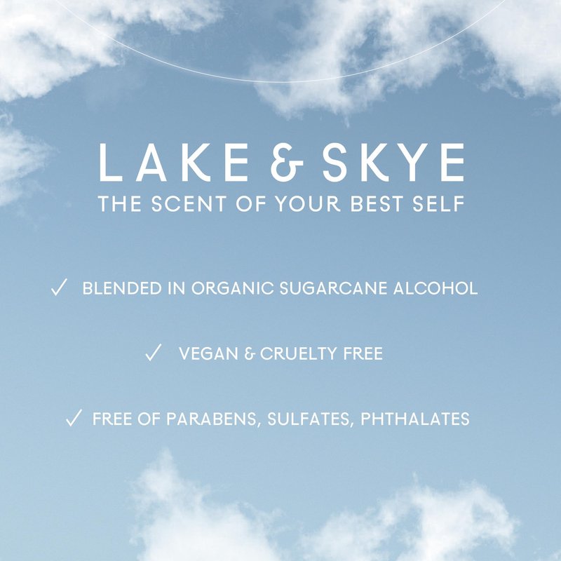 Lake & Skye Limited Edition Hair & Body Mist Discovery Set, 4 x 1 OZ, 222 Cosmic Coco + Musk, 333 Sheer Fig + Salt, 444 Sunkissed + Monoi, 555 Strawberry + Aire, Vegan, Paraben-Free