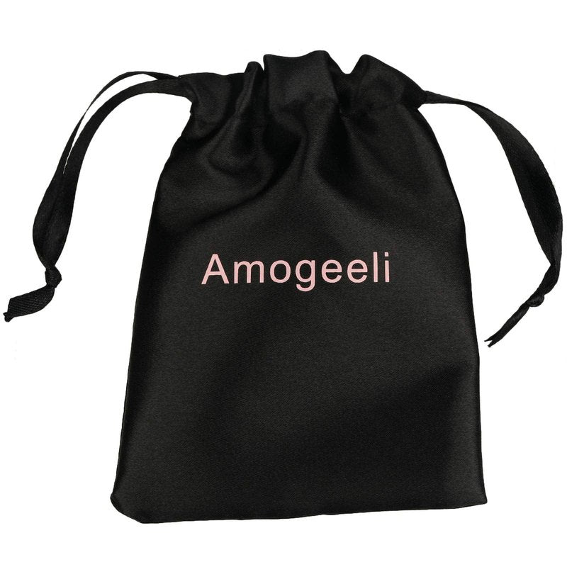 Amogeeli Cherry Quartz Stone Roller for Face, Beauty Massage Facial Roller for Wrinkles, Puffiness