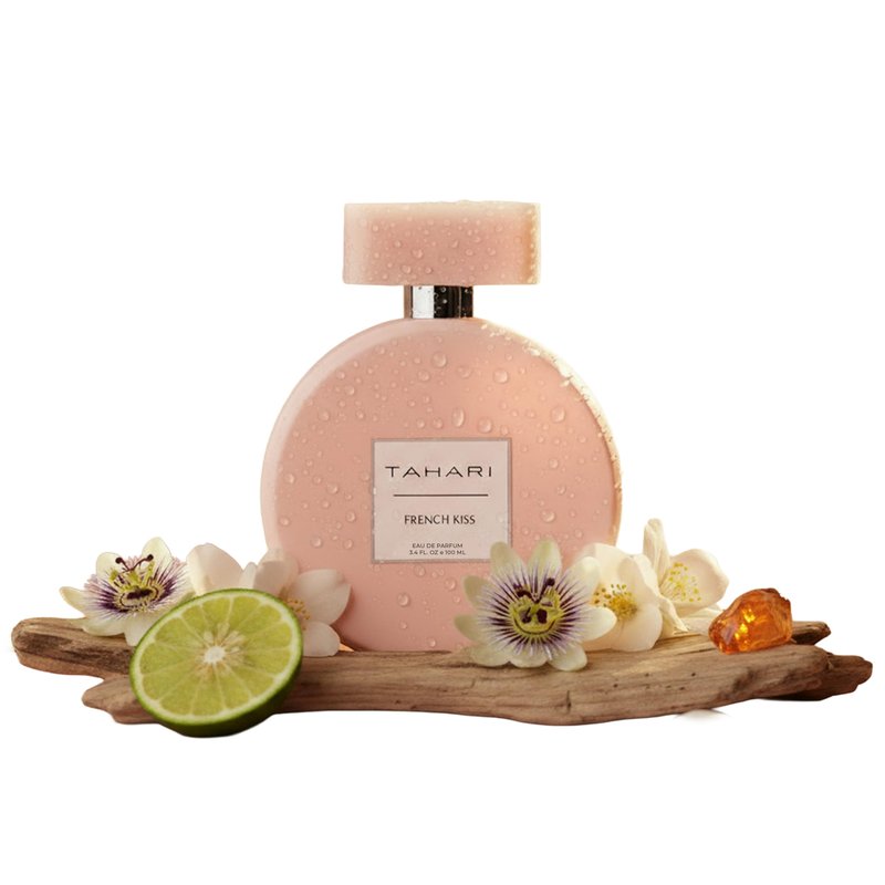 TAHARI Eau de Parfum for Women - Sweet & Seductive French Kiss Long-Lasting Fragrance, Affordable Perfume for Ladies, Elegant Cologne, Feminine Scent, Luxury Womenâs Fragrance â 3.4 fl. oz / 100 mL