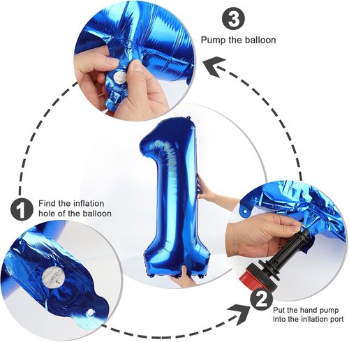 40 Inch Navy Blue Number 8 Balloon | Perfect for 8th Birthday Parties & Celebrations