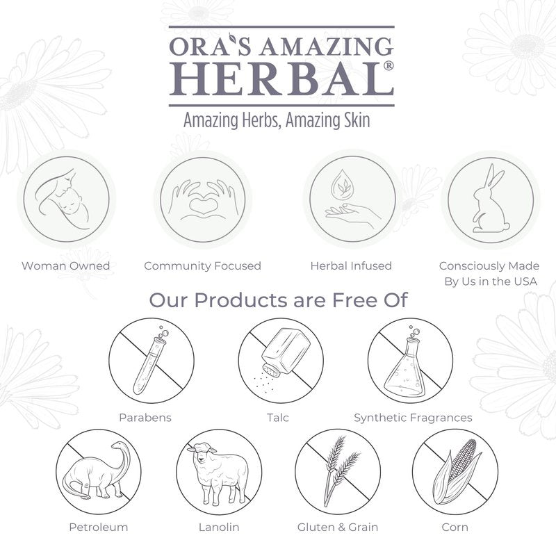 Ora's Amazing Herbal Ultra Healing Body Butter, Intensive Moisturizer For Dry Skin, Marjoram & Bergamot Essential Oil, 8 oz, Citrus Grove Scent