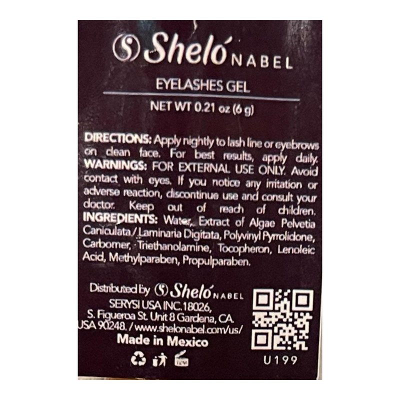 GEL PARA PESTAÑAS EYELASH GEL Helps strengthen lashes *Estimula el crecimiento y fortalece las pestañas