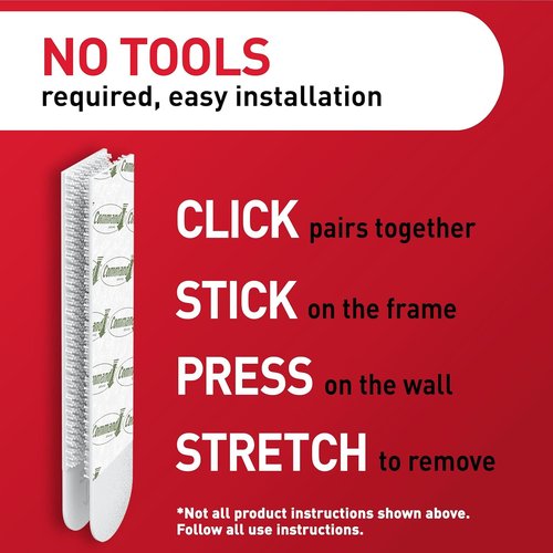 Command 20 lb XL Heavyweight Picture Hanging Strips - Damage-Free Hangers for Frames | 10 Pairs, White Adhesive