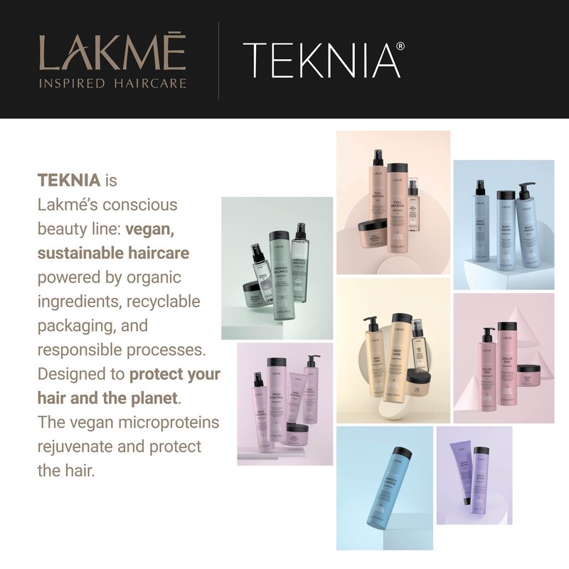 Lakmé Teknia Perfect Cleanse Shampoo, Clarifying Shampoo for Build Up, Deep Clean for Scalp and Hair, 10.2 Fl Oz
