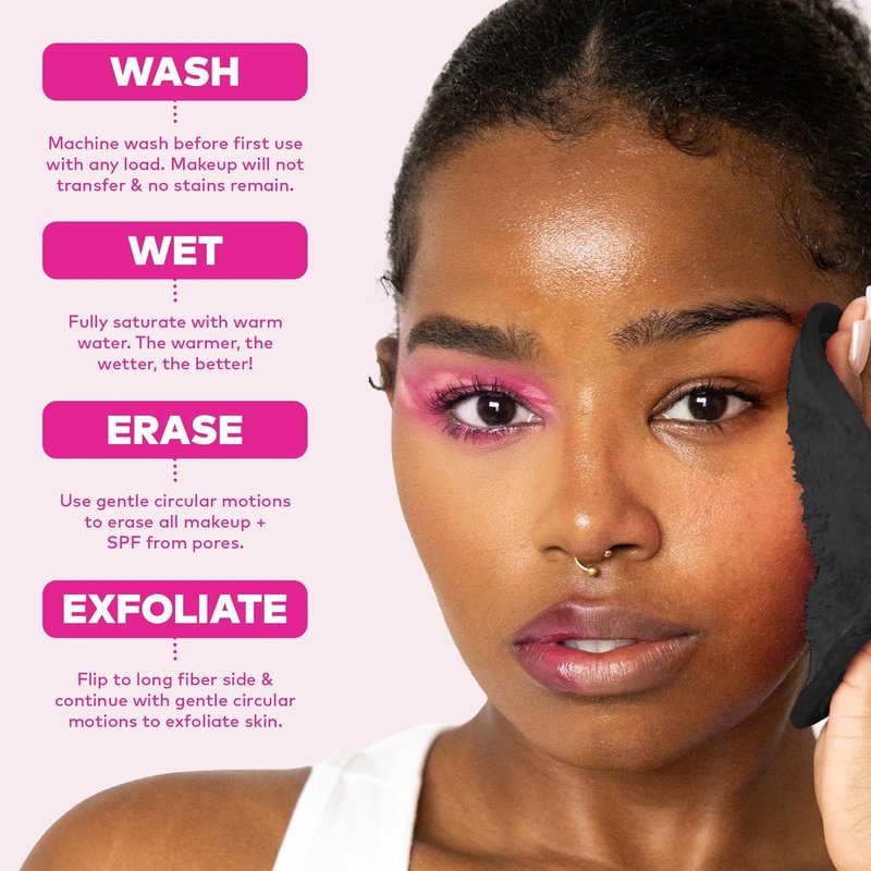 MakeUp Eraser Mini PRO 5-Pack | Effortlessly Remove All Makeup With Just Water - Includes Waterproof Mascara & More!