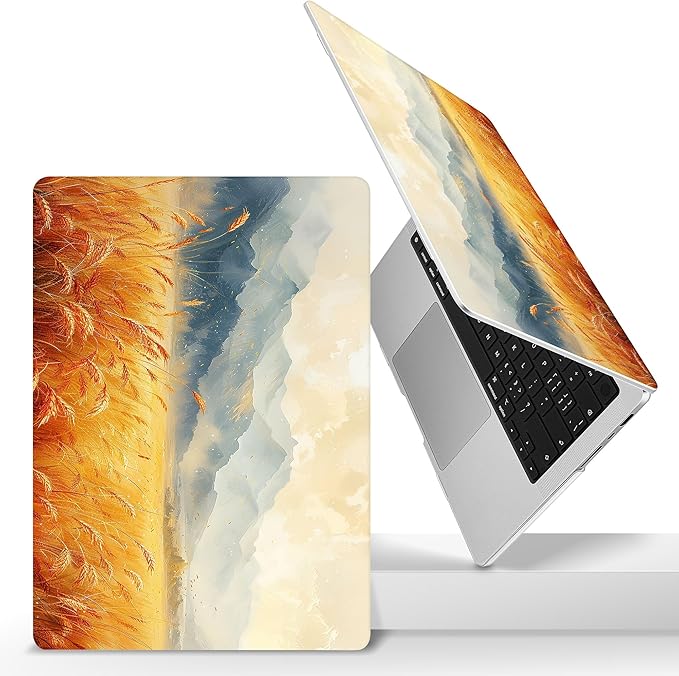 Lepeoac Case for MacBook Pro 16 inch Case 2026-2021 | M5 A3429 A3428 M4 M3 M2 M1 Pro/Max | Protective Hard Shell Laptop Cover with Screen Protector & Keyboard Cover | Wheat Field