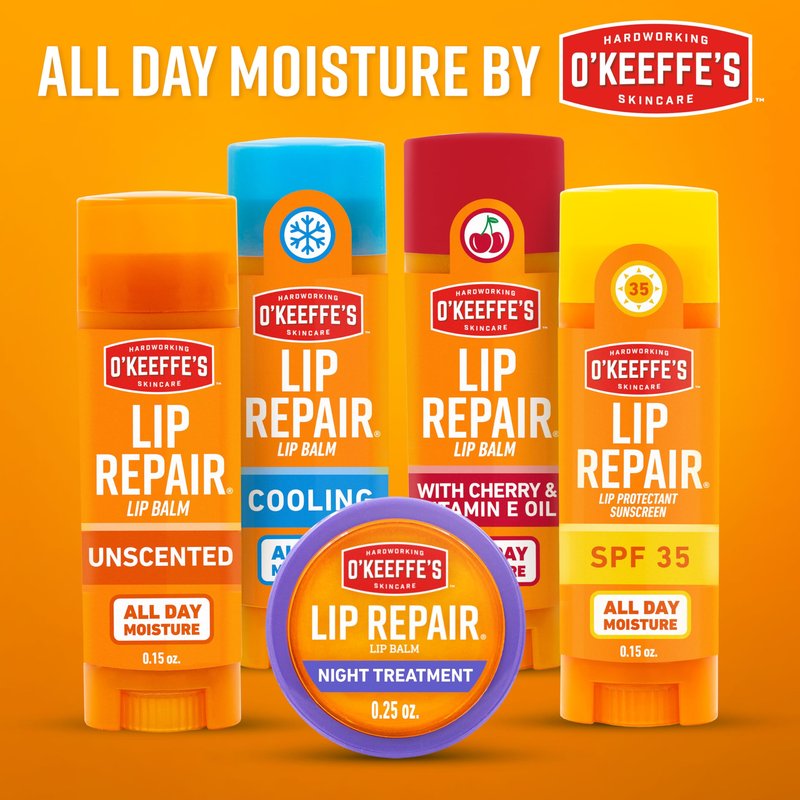 O'Keeffe's Lip Repair SPF 35 Lip Balm - Stick (1 Pack) - Sun-Safe Moisturizer for Extremely Cracked, Dry Lips