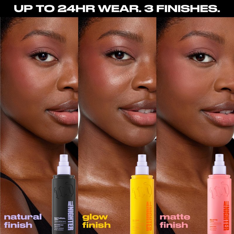 Urban Decay All Nighter Waterproof Makeup Setting Spray - Glass-Skin Glow Finish, Up to 24HR Wear, Ultra-Fine Facial Mist, Dewy Foundation Face Primer, Smudge-Proof, Transfer-Resistant - 4 fl oz