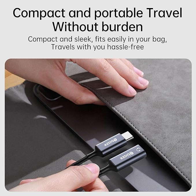Biaze USB C to Lightning Audio Adapter, USB Type C Male to Lightning Female Headphone Converter, Compatible with iPhone 16/15 Full Series, iPad Pro, iPad Air 6/5/4,MacBook (usb c to lightning adapter)