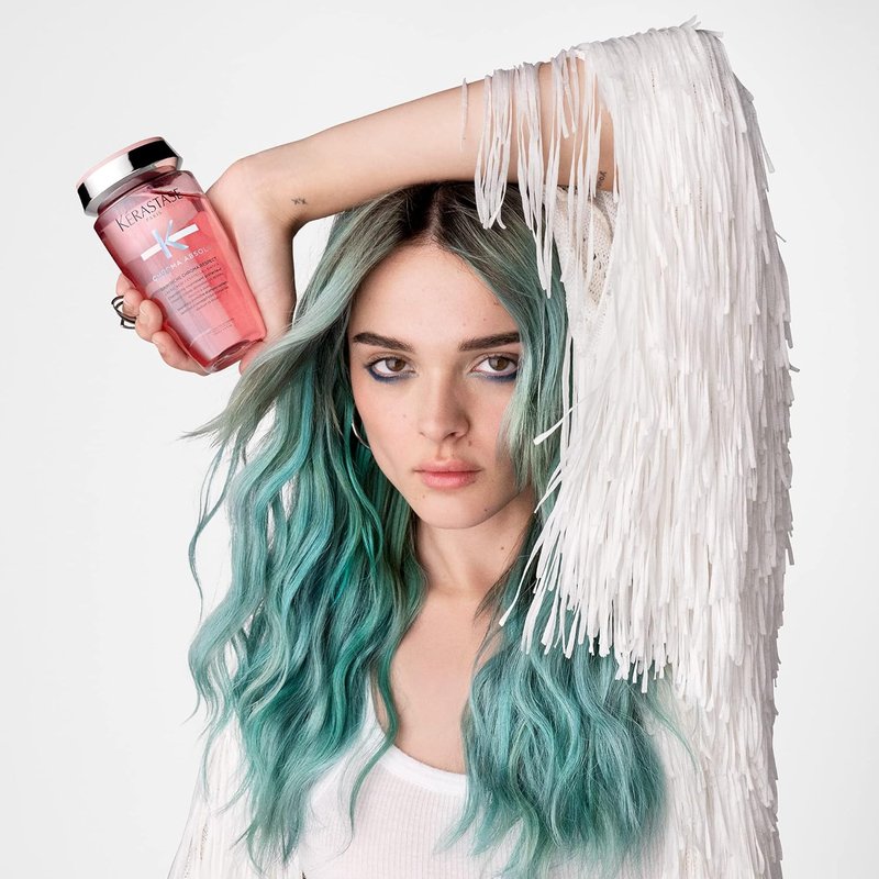 Kerastase Chroma Absolu Shampoo - Nourishing Formula for Damaged Color-Treated Hair | Medium to Thick Hair with Lactic Acid