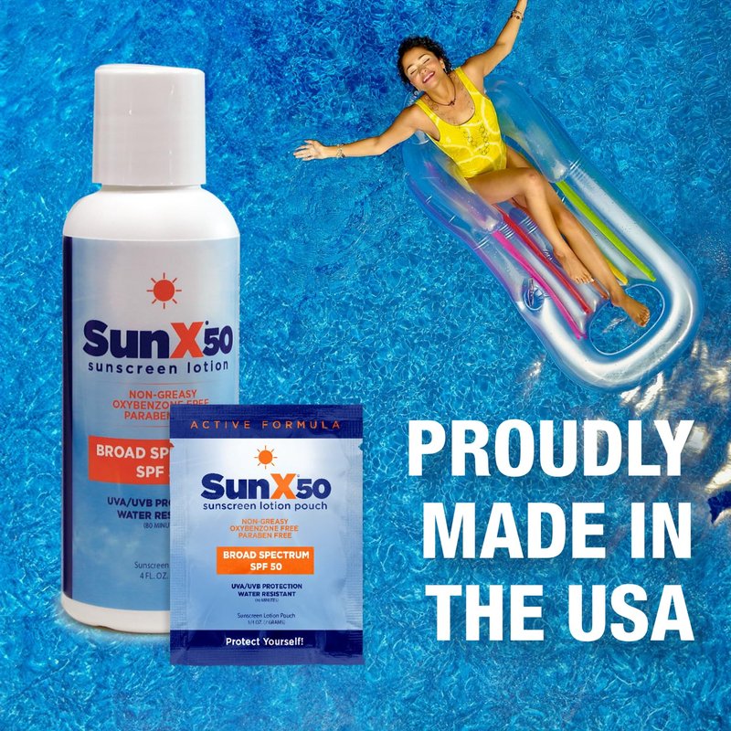 CoreTex SPF 50 Broad Spectrum Sunscreen Lotion - 32oz Paraben-Free & Water-Resistant, No White Cast