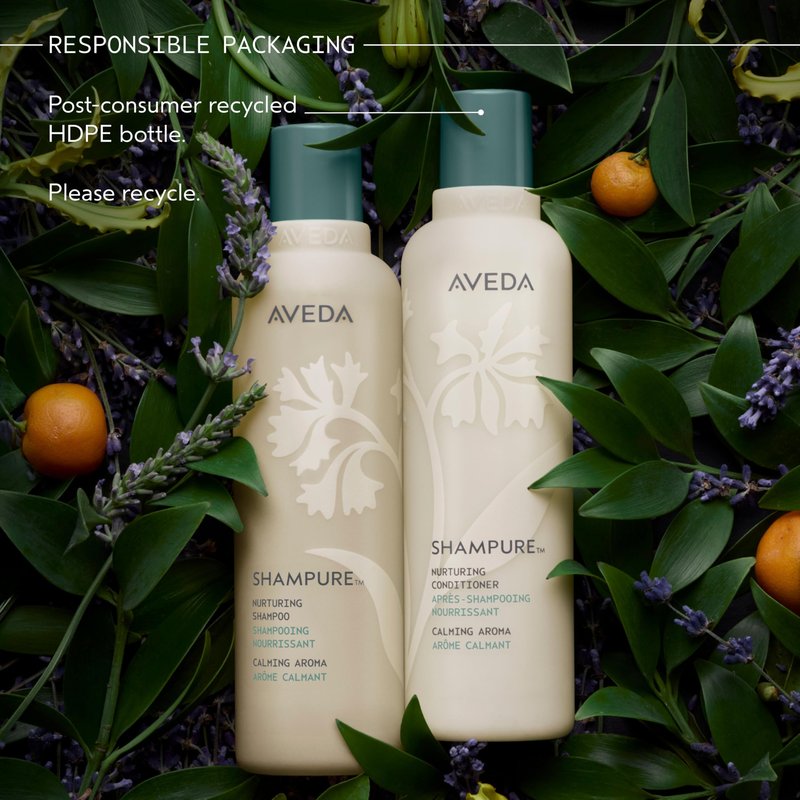Aveda Shampure Nurturing Conditioner for Fine to Medium Hair | Lightweight Formula Detangles and Adds Shine | Calming Aroma of Lavender & Ylang Ylang | 98% Naturally Derived* | 33.8 Fl Oz