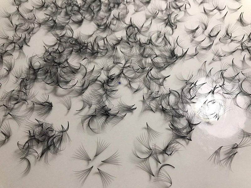 7D Premade Fan Lashes for Eyelash Extension - C Curl, D Curl, M Curl, 0.07 Thickness | Length 10mm-15mm