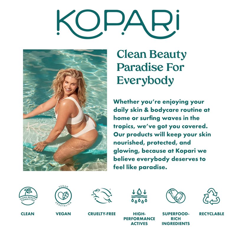 Kopari Bright as Day Sheer Mineral Sunscreen SPF 50, 100% Mineral Facial Sunscreen with Vitamin C & Niacinamide, Sheer Finish, All Skin Tones, 1.7 oz