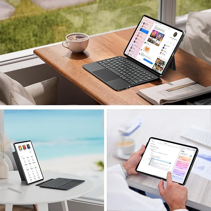 edaiser Detachable Keyboard Case for iPad Pro 11 inch (M4 2024) & (M5 2025)