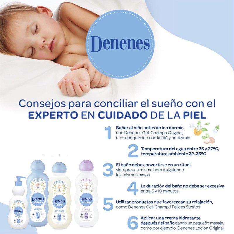 Denenes Baby Cologne - Gentle Fragrance for Infants | 20 oz / 600ml