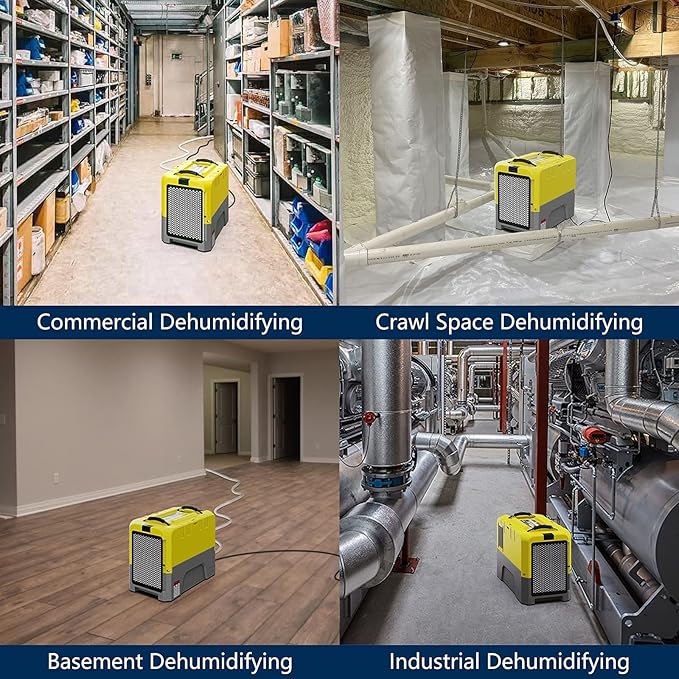ALORAIR 180PPD LGR Commerical Dehumidifier with Pump, Wi-Fi APP Controls Industrial Dehu, Capacity up to 85 PPD at AHAM, 6 Years Limited Warranty, cETL Listed, for Large Space