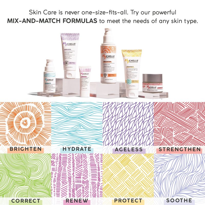 MyCHELLE Dermaceuticals Supreme Polypeptide Cream Unscented (1.2 Fl Oz) - Anti-Aging Cream with Powerful Peptides, Help Lift & Revive Skin, Help to Reduce the Appearance of Fine Lines and Wrinkles