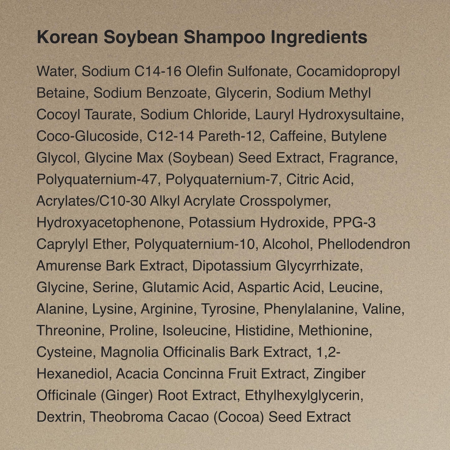 Hesul Korean Soybean Shampoo, Sulfate & Silicone-Free, Deep Scalp Cleanse, Hypoallergenic, Fermented Black Soybean Extract, pH-Balanced | 500ml