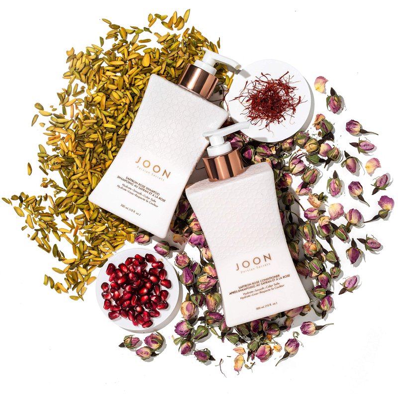 Joon Saffron Rose Shampoo + Pomegranate & Pistachio Oil, 10 Fl. Oz.