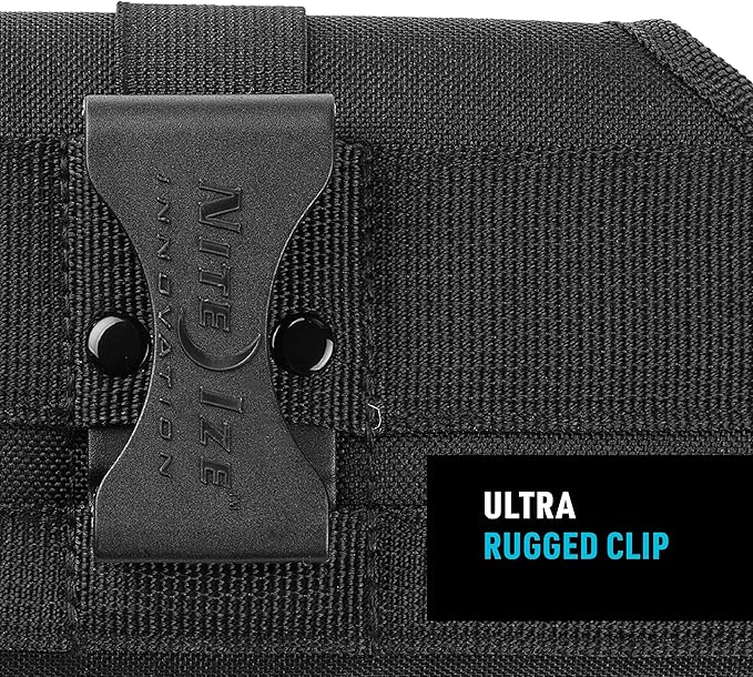 Nite Ize Clip Case Horizontal Universal Phone Holster - XXL - USA Patch