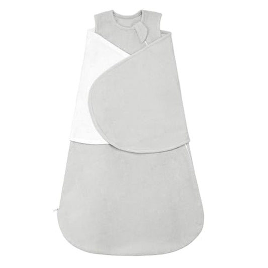 ZIGJOY Sleep Sack Swaddle 1.0 Tog Baby Wearable Blanket 100% Cotton Adjustable Silent Transition Swaddle Blanket, 6-12 Months, Ocean