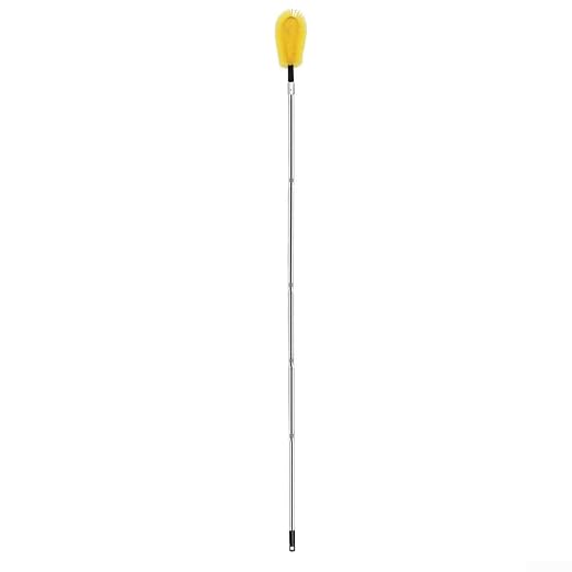 Adjustable Telescopic Gutter Cleaning Tool Homeowners DIY Enthusiasts - Safe Effective Gutter Cleaner with Extension Rod Inspection Mirror(02)