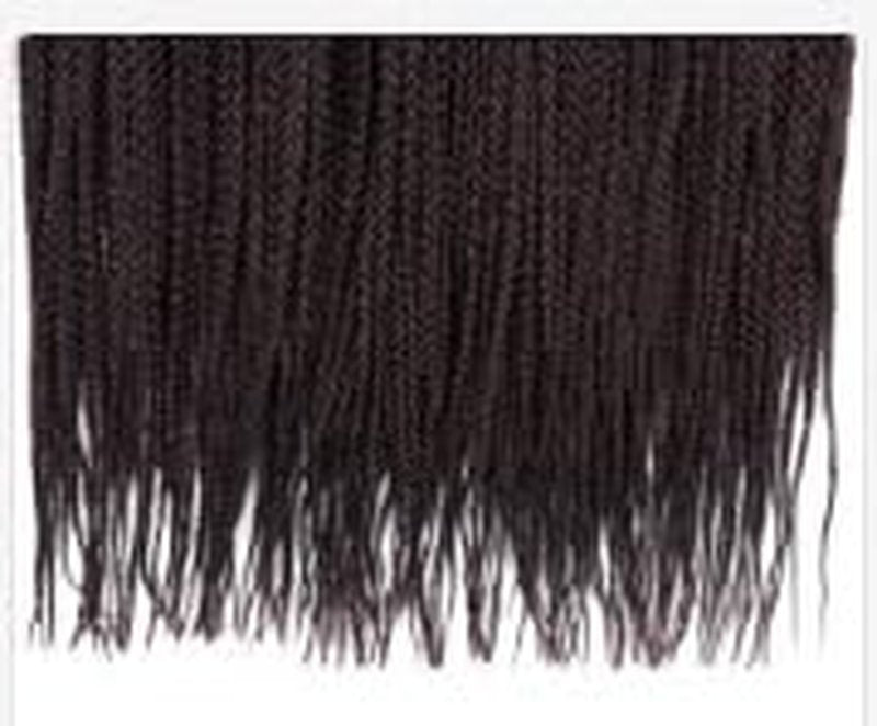 Medium Box Braids Crochet Hair - 30 Inch 3X Synthetic Braiding Extensions | 22 Strands, T1B/33 Color