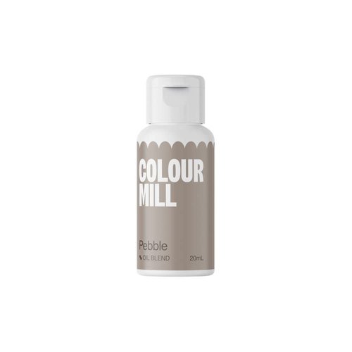 Colour Mill Oil-Based Food Coloring - Vibrant Pebble Color, 20 Milliliters for Baking & Decorating