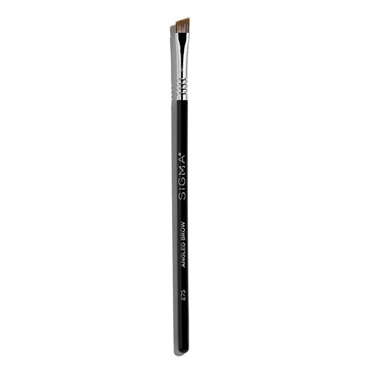 Sigma Beauty E75 Angled Brow Makeup Brush - Angled Brow Brush for Gel or Powder Products - Define & Shape Eyebrows