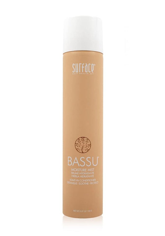 Surface Hair - Bassu Moisture Mist Leave-In Conditoner– Cleanses, Moisturizes, and Provides Sulfate Free Shine - 6oz