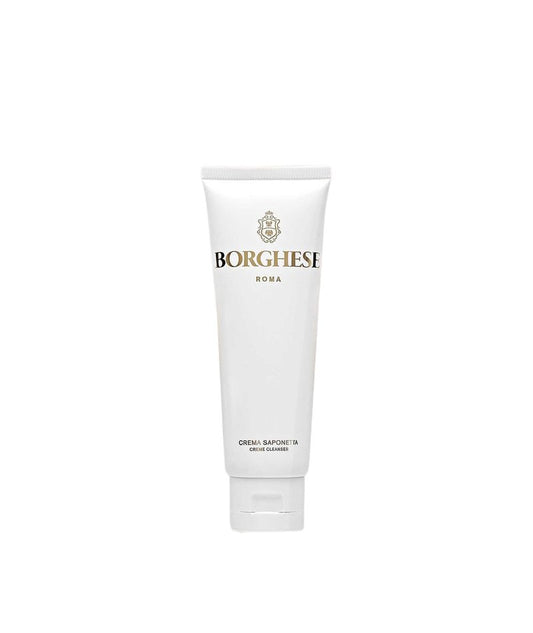 Borghese Crema Saponetta | Gentle Face Cleanser for Enlarged Pores - Sea Salt & Hyaluronic Acid, All Skin Types
