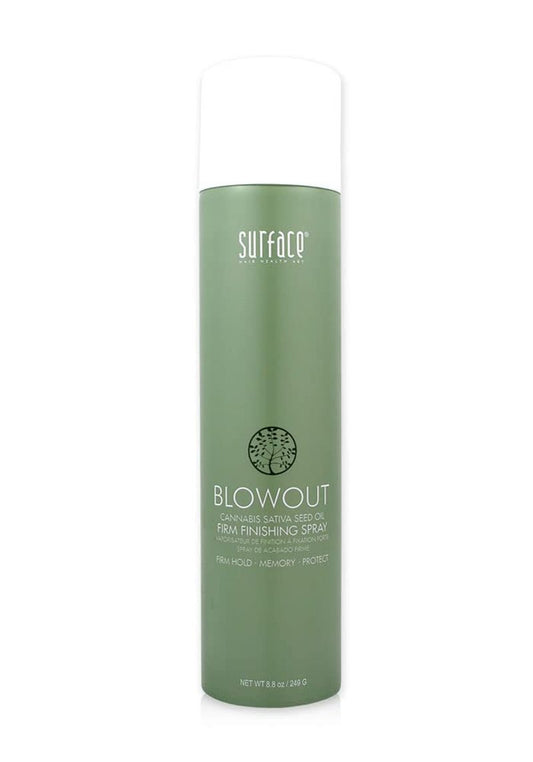 Hair Blowout Firm Spray - Heat Protecting & Volumizing with Lychee & Maracuja Oil | 8.8oz Styling Essential