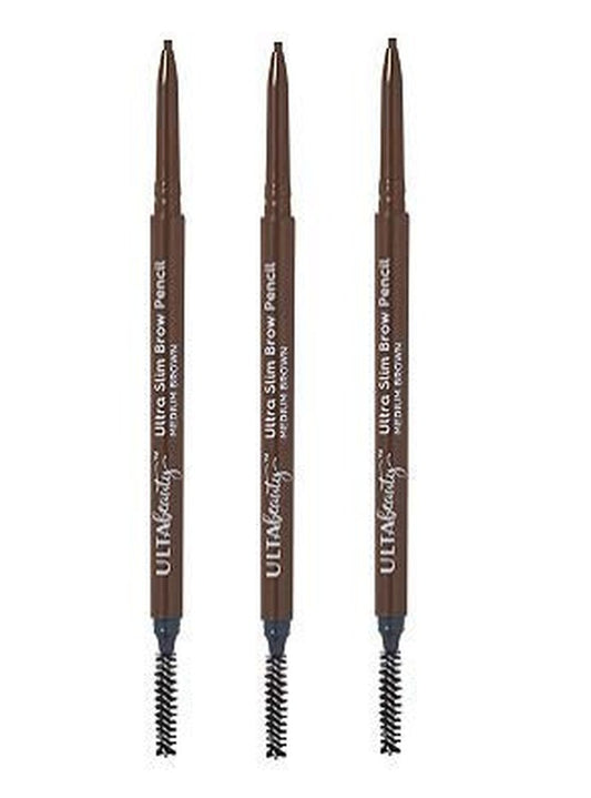 Ulta Beauty Ultra Slim Brow Pencil - 3 Pack Medium Brown | 0.003 oz Each