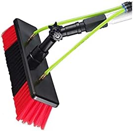 Photovoltaic Panel Cleaning, Window Clean, 3-12M Water Fed Telesbrush, Extendable Cleaner Conservatory Roof Cleaning Tools/6M Rod/30Cm Brush Head