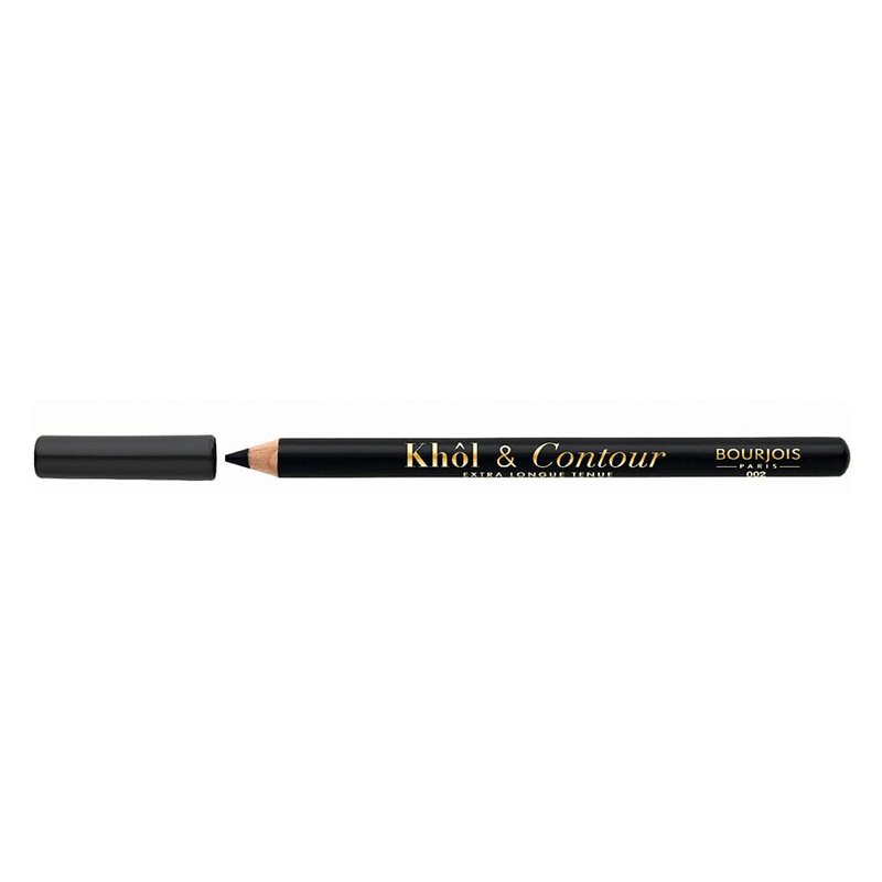 Kohl&Contour Eye Pencil - Ultra Black Waterproof Formula | 1.2g for Bold Looks