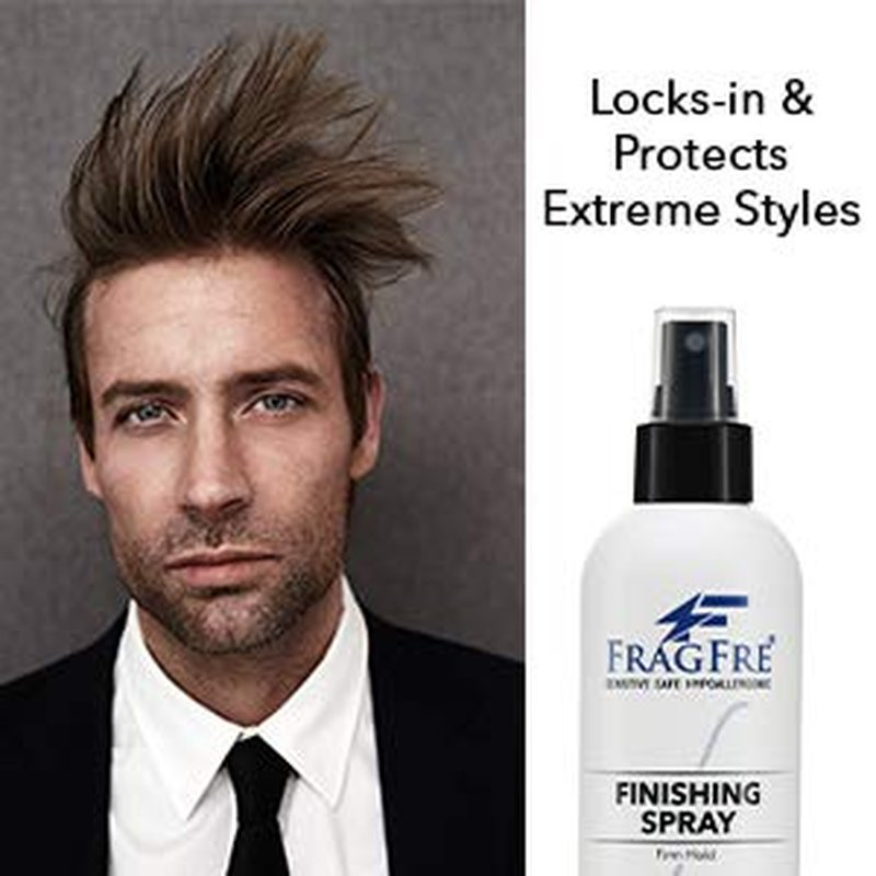 Hair Finishing Spray - Firm Hold, Fragrance-Free, Hypoallergenic | 8 oz, Vegan, Paraben-Free, Sensitive Skin