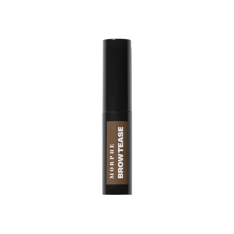 Morphe Brow Tease Eyebrow Gel Mousse - Volumizing Brow Gel to Tint, Thicken & Shape with 100% Natural Bamboo Fibers - Enriched with Conditioning Coffee Seed Oil - Latte (0.16 fl oz)