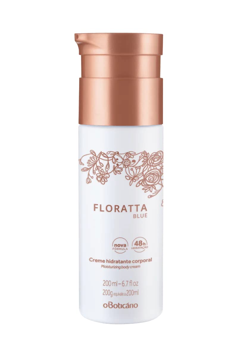 O BOTICARIO Floratta Blue Moisturizing Fragranced Lotion for Women, 7 Ounce