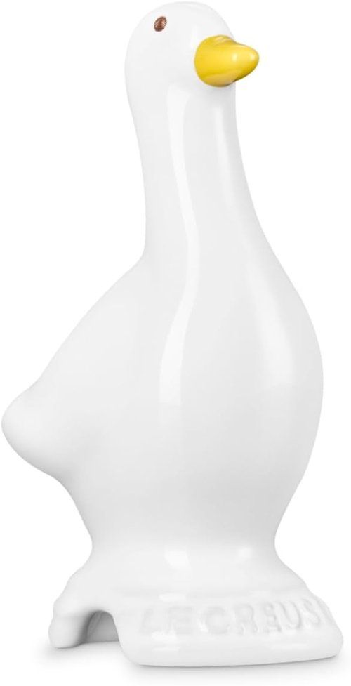 Le Creuset Stoneware Duck Pie Vent - 3 Inch White Design for Perfect Baking