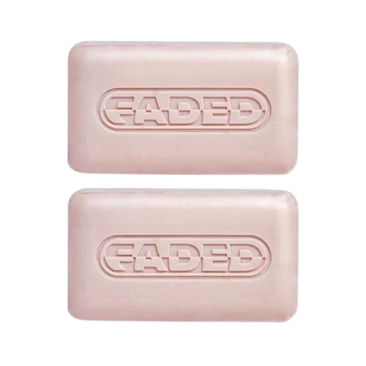 Faded Cleansing Bar for Face and Body | Kojic Acid, Vitamin C & Lactic Acid | Moisturizes | Vegan, Fragrance-Free, Safe for Sensitive Skin (2 Pack)