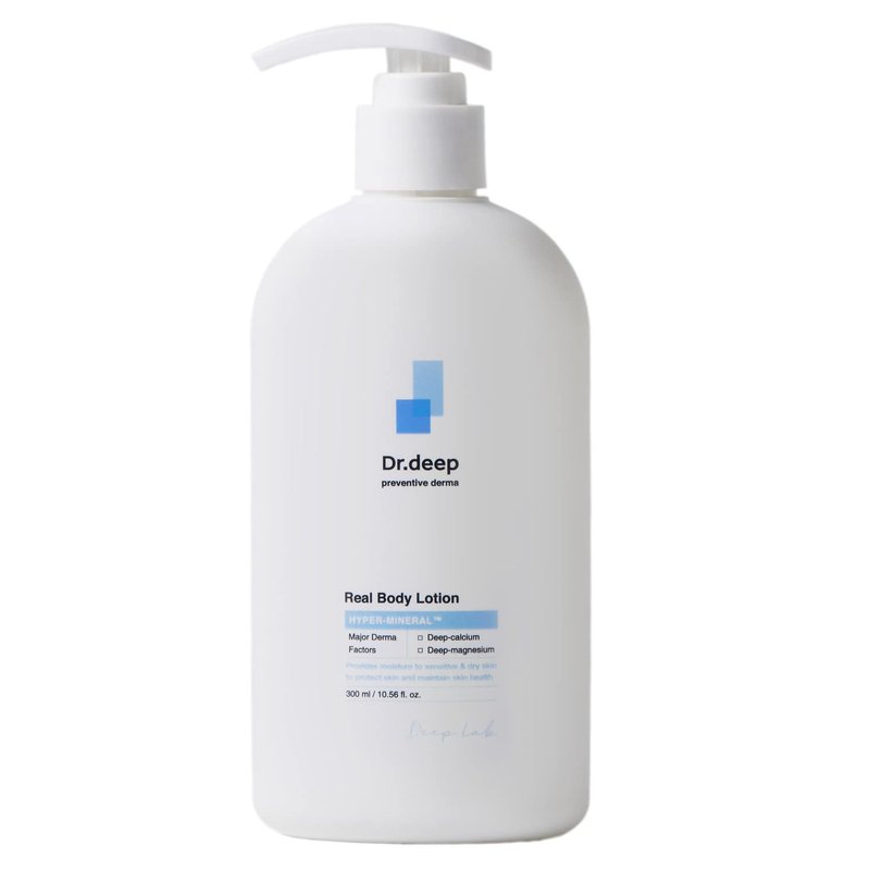Real Body Lotion for Dry Skin - Natural Moisturizing Cream 10.6 fl. oz | Cracked Skin Repair