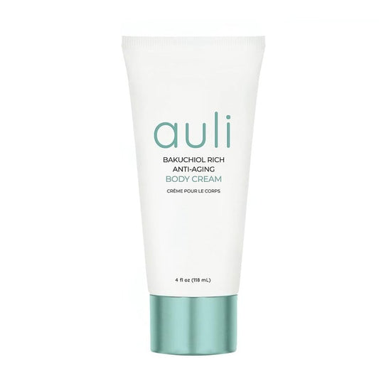Auli Bakuchiol Rich Body Cream - Anti-Aging, Hydrating, Natural Ingredients, Bakuchiol Cream - 8 fl oz