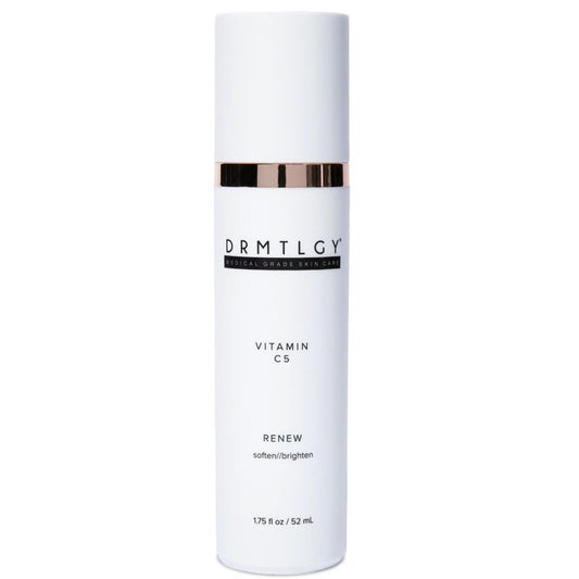 DRMTLGY Vitamin C Moisturizer for Face - 5 Different Types of Vitamin C - Facial Moisturizer for Fine Lines, Wrinkles & Dark Spots (52 ml)